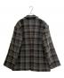 CLANE (クラネ) OVER SHOULDER PEAKED LAPEL COAT グレー サイズ:1：40000円