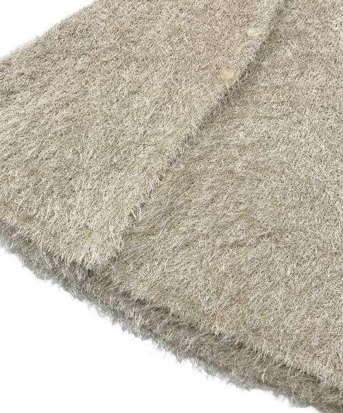 MIESROHE（ミースロエ）MIESROHE (ミースロエ) シャギーニットチュニックベスト ベージュ サイズ:Fの古着・服飾アイテム