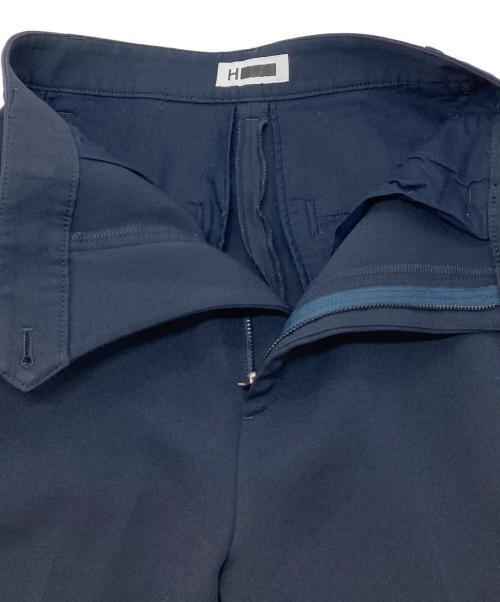 H BEAUTY&YOUTH（エイチ ビューティー&ユース）H BEAUTY&YOUTH (エイチ ビューティー&ユース) TROPICAL CLOTH SLIM PANTS トロピカル クロス スリム パンツ　日本製 ネイビー サイズ: Sの古着・服飾アイテム