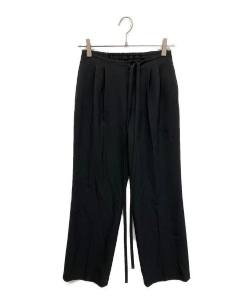 Sea Room lynn（シールームリン）Sea Room lynn (シールームリン) Waist crossスラックスパンツ ブラック サイズ:Sの古着・服飾アイテム