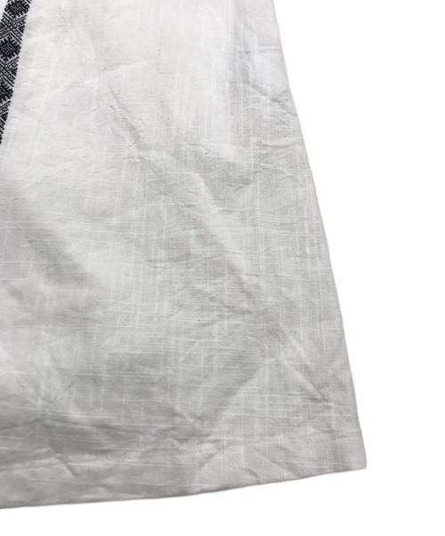 freada（フリーダ）freada (フリーダ) インドモノトーン刺繍スキッパーワンピース ホワイト サイズ:ONE SIZEの古着・服飾アイテム