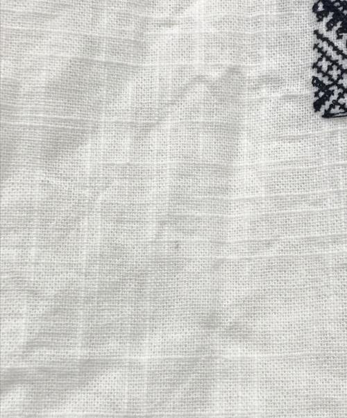 freada（フリーダ）freada (フリーダ) インドモノトーン刺繍スキッパーワンピース ホワイト サイズ:ONE SIZEの古着・服飾アイテム