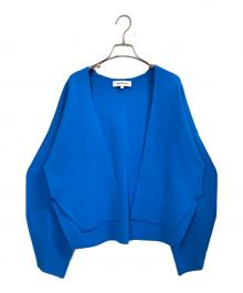 ENFOLD（エンフォルド）の古着「DOUBLE FACE CARDIGAN」｜ブルー