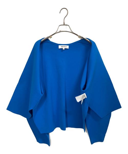 ENFOLD（エンフォルド）ENFOLD (エンフォルド) DOUBLE FACE CARDIGAN ブルー サイズ:38の古着・服飾アイテム