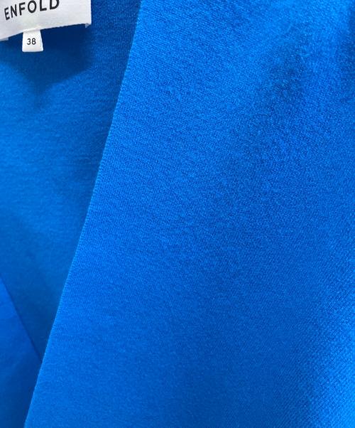 ENFOLD（エンフォルド）ENFOLD (エンフォルド) DOUBLE FACE CARDIGAN ブルー サイズ:38の古着・服飾アイテム