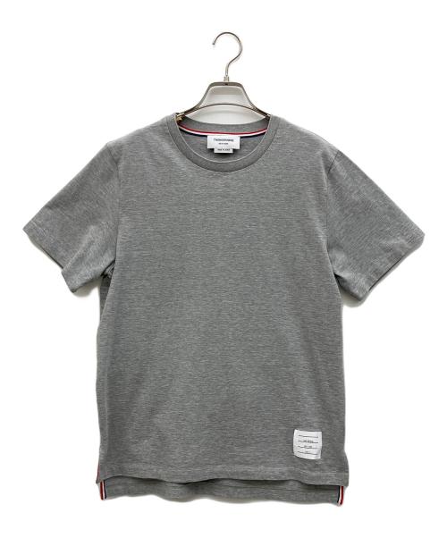 Thom Browne（トムブラウン）Thom Browne (トムブラウン) ジャージー リラックス サイドスリット Tシャツ グレー サイズ:2の古着・服飾アイテム