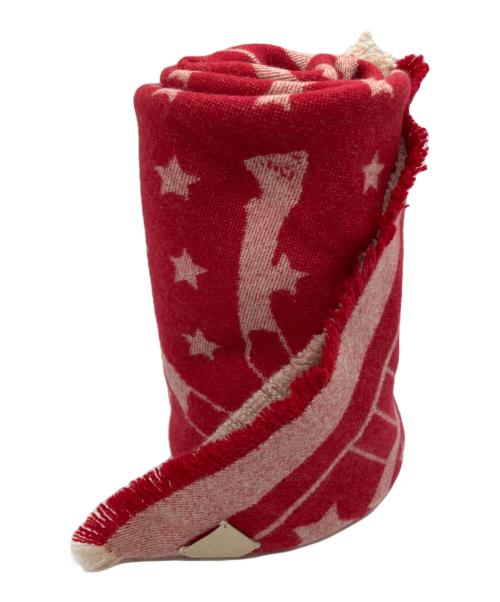 HERMES（エルメス）HERMES (エルメス) TIPI BABY　おくるみ レッドの古着・服飾アイテム