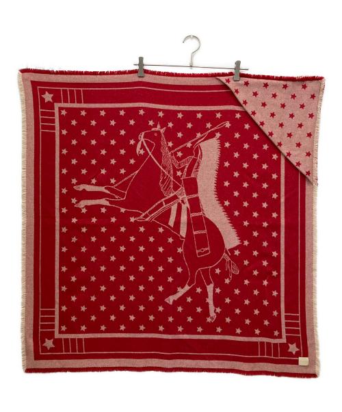 HERMES（エルメス）HERMES (エルメス) TIPI BABY　おくるみ レッドの古着・服飾アイテム