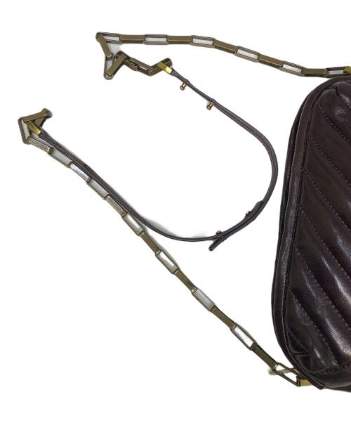 ISABEL MARANT（イザベルマラン）ISABEL MARANT (イザベルマラン) キルティングチェーンショルダーバッグ バーガンディーの古着・服飾アイテム