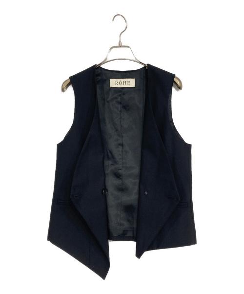 ROHE（ロヘ）ROHE (ロヘ) ジレ ブラック サイズ:SIZ 36の古着・服飾アイテム