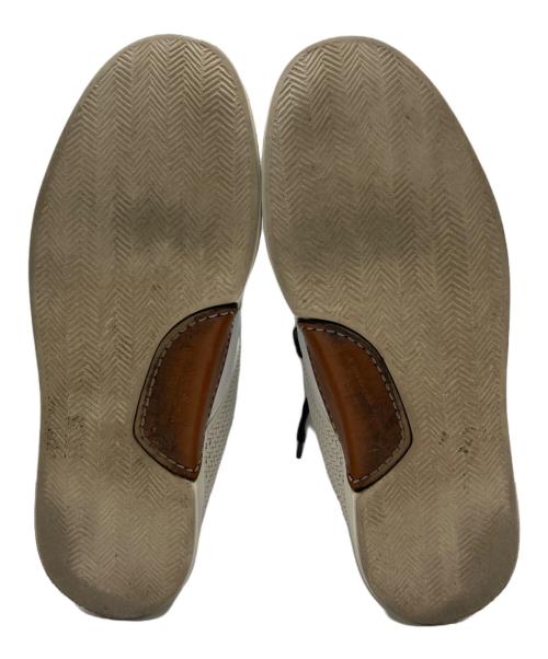 ERMENEGILDO ZEGNA（エルメネジルド・ゼニア）ERMENEGILDO ZEGNA (エルメネジルド・ゼニア) スニーカー ホワイト サイズ: 8 1/2の古着・服飾アイテム
