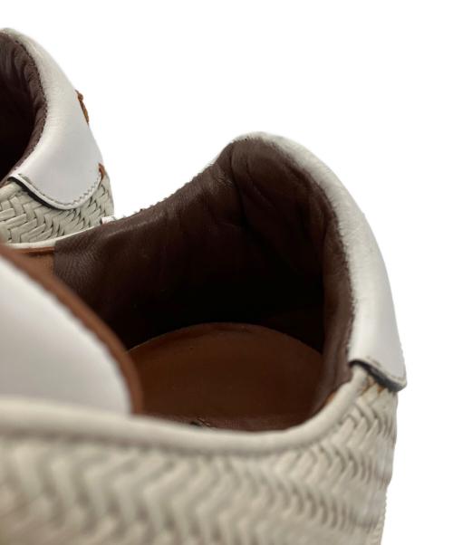ERMENEGILDO ZEGNA（エルメネジルド・ゼニア）ERMENEGILDO ZEGNA (エルメネジルド・ゼニア) スニーカー ホワイト サイズ: 8 1/2の古着・服飾アイテム
