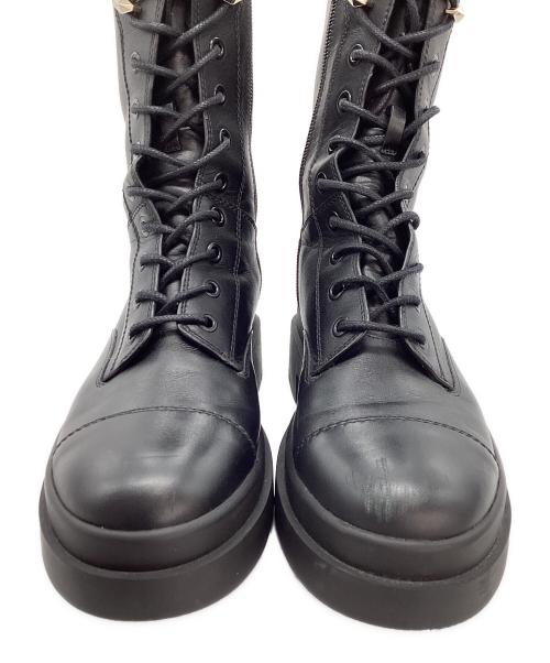 JIMMY CHOO（ジミーチュウ）JIMMY CHOO (ジミーチュウ) ブーツ ブラック サイズ:38の古着・服飾アイテム