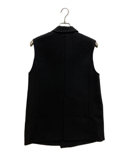 Noble（ノーブル）Noble (ノーブル) ロングベントジレ ブラック サイズ:38の古着・服飾アイテム