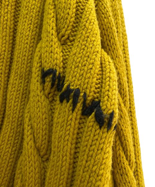 MARNI（マルニ）MARNI (マルニ) ステッチデザインカーディガン イエロー サイズ:40の古着・服飾アイテム