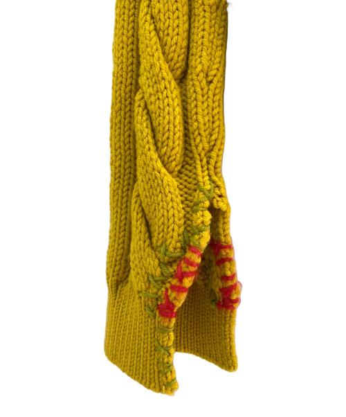 MARNI（マルニ）MARNI (マルニ) ステッチデザインカーディガン イエロー サイズ:40の古着・服飾アイテム