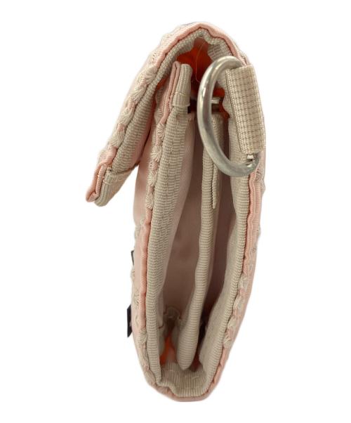 PORTER（ポーター）PORTER (ポーター) mina perhonen (ミナ ペルホネン) 長財布 ピンクの古着・服飾アイテム