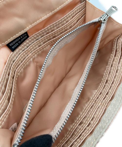 PORTER（ポーター）PORTER (ポーター) mina perhonen (ミナ ペルホネン) 長財布 ピンクの古着・服飾アイテム