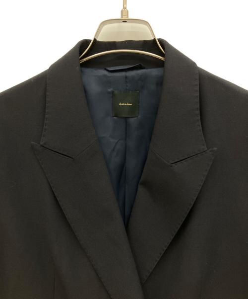 Spick and Span（スピック＆スパン）Spick and Span (スピックアンドスパン) プレーンウィーブダブルブレストジャケット ネイビー サイズ:38の古着・服飾アイテム