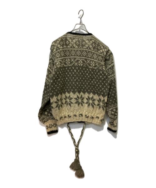 PINK HOUSE（ピンクハウス）PINK HOUSE (ピンクハウス) ノルディック柄カーディガン グレー サイズ:FREEの古着・服飾アイテム