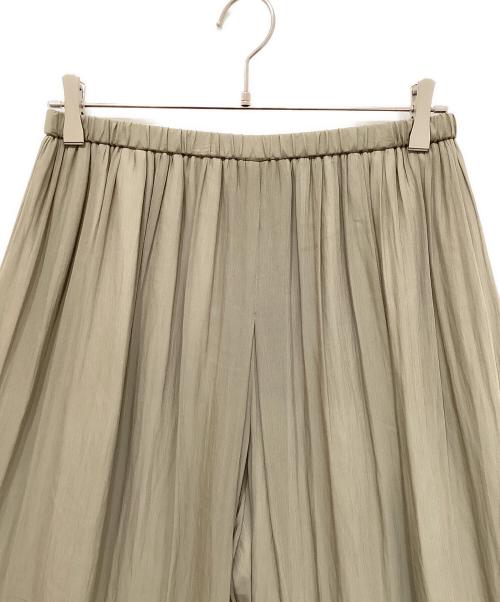 BEARDSLEY（ビアズリー）BEARDSLEY (ビアズリー) シワシフォンギャザーパンツ カーキ サイズ:2の古着・服飾アイテム