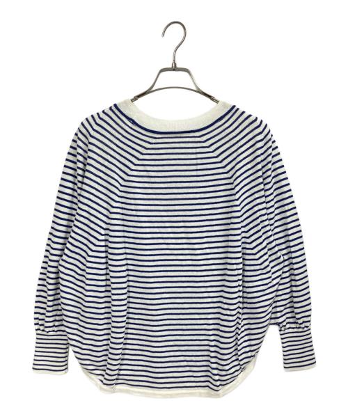 BEARDSLEY（ビアズリー）BEARDSLEY (ビアズリー) サークルドルマンニット ネイビー サイズ:FREEの古着・服飾アイテム