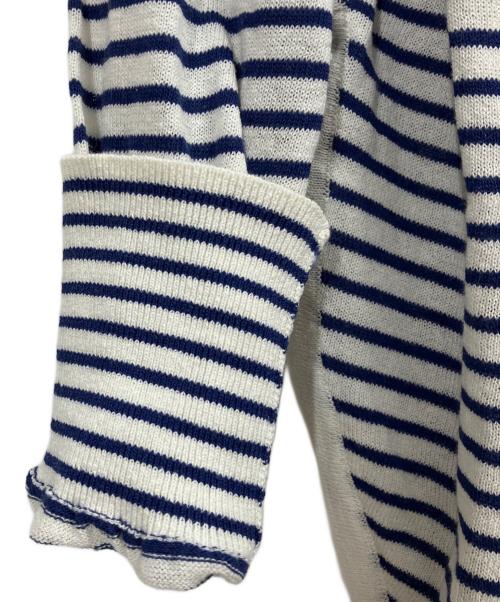 BEARDSLEY（ビアズリー）BEARDSLEY (ビアズリー) サークルドルマンニット ネイビー サイズ:FREEの古着・服飾アイテム