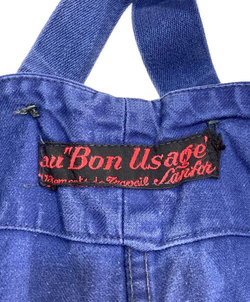 au Bon Usage（オー ボン ユザージュ）au Bon Usage (オー ボン ユザージュ) 50sオーバーオール ブルー サイズ:表記不明の古着・服飾アイテム