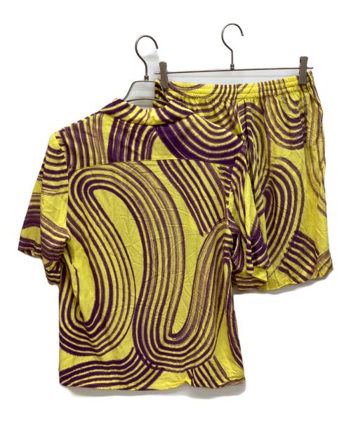 SUKU HOME（スクホーム）SUKU HOME (スクホーム) パジャマセットアップ イエロー サイズ:Lの古着・服飾アイテム