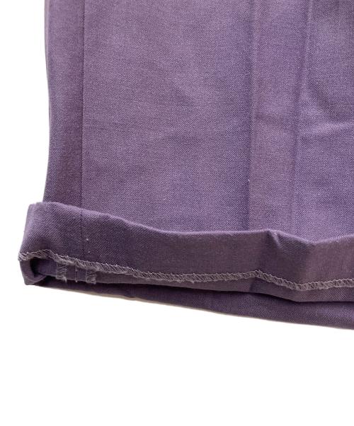MAISON SPECIAL（メゾンスペシャル）MAISON SPECIAL (メゾンスペシャル) ストレッチダブルワイドスラックス パープル サイズ:SIZE 2の古着・服飾アイテム