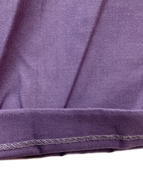 MAISON SPECIAL（メゾンスペシャル）MAISON SPECIAL (メゾンスペシャル) ストレッチダブルワイドスラックス パープル サイズ:SIZE 2の古着・服飾アイテム