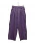 MAISON SPECIAL（メゾンスペシャル）の古着「ストレッチダブルワイドスラックス」｜パープル