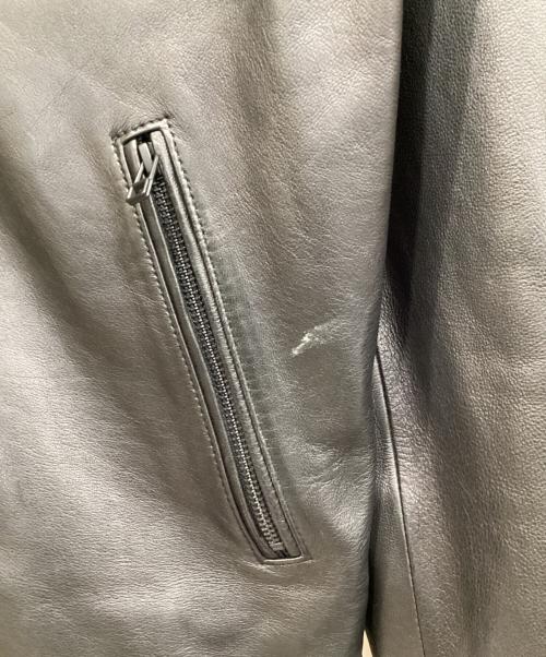 AVIREX（アヴィレックス）AVIREX (アヴィレックス) STAND SINGLE RIDERSレザージャケット ブラック サイズ:XLの古着・服飾アイテム