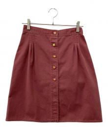 CHANEL（シャネル）の古着「デニムスカート」｜レッド