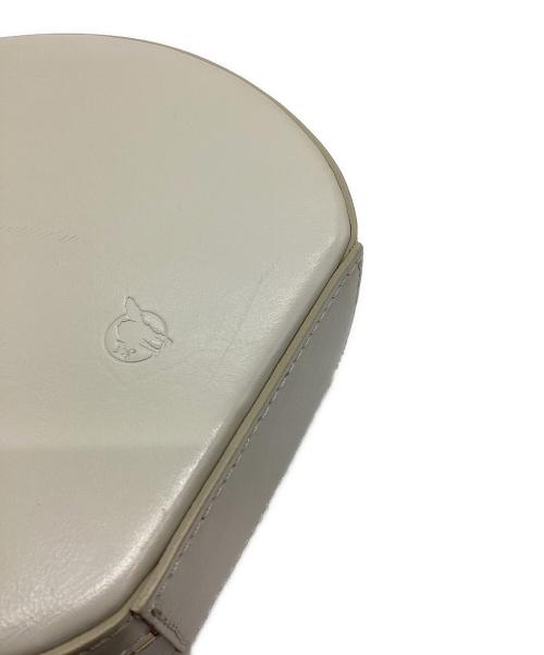 verybrain（ベリーブレイン）Verybrain (ベリーブレイン) Leather round mini bag アイボリー サイズ:下記参照の古着・服飾アイテム