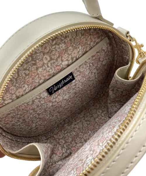 verybrain（ベリーブレイン）Verybrain (ベリーブレイン) Leather round mini bag アイボリー サイズ:下記参照の古着・服飾アイテム