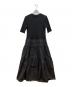 LE CIEL BLEU（ルシェルブルー）の古着「Jersey&Taffeta Dress」｜ブラック