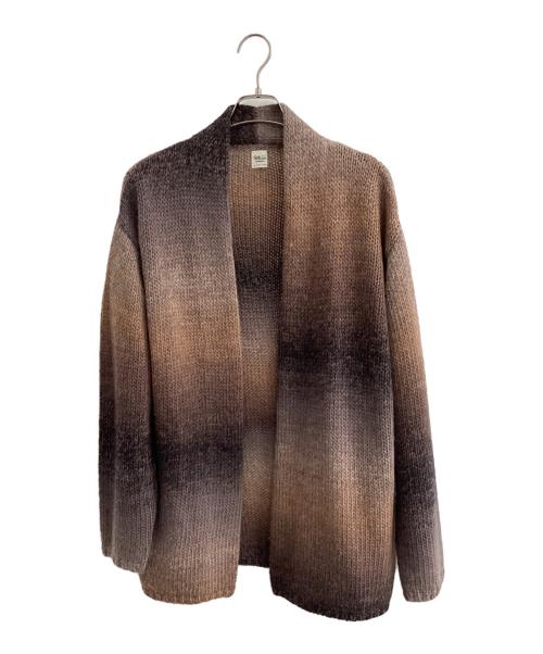 Ron Herman（ロンハーマン）Ron Herman (ロンハーマン) グラデーションジャガードニットカーディガン ブラウン サイズ:Ｓの古着・服飾アイテム