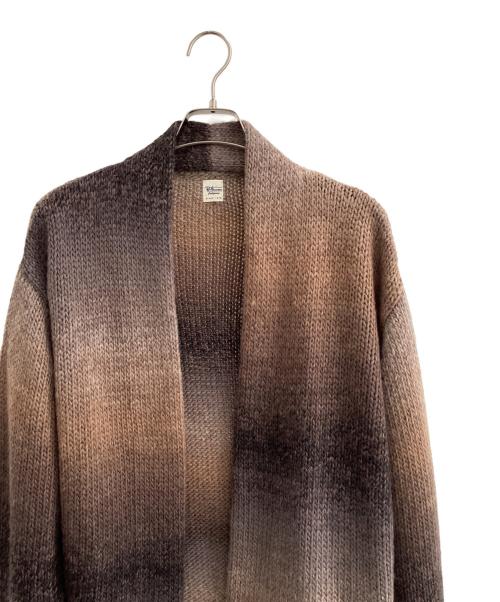 Ron Herman（ロンハーマン）Ron Herman (ロンハーマン) グラデーションジャガードニットカーディガン ブラウン サイズ:Ｓの古着・服飾アイテム