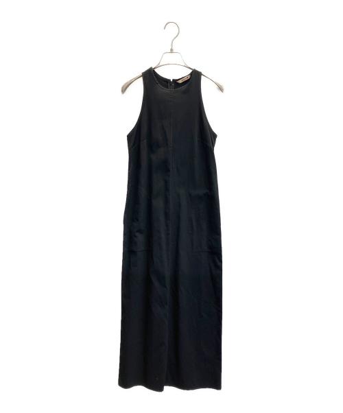 BACCA（バッカ）BACCA (バッカ) コットンピケタンクトップドレス ブラック サイズ:34の古着・服飾アイテム