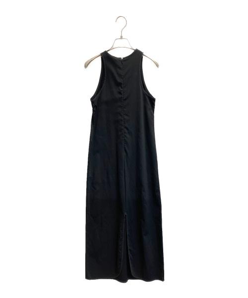 BACCA（バッカ）BACCA (バッカ) コットンピケタンクトップドレス ブラック サイズ:34の古着・服飾アイテム