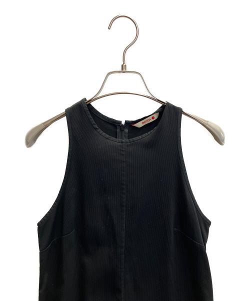 BACCA（バッカ）BACCA (バッカ) コットンピケタンクトップドレス ブラック サイズ:34の古着・服飾アイテム