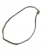 blanc irisブランイリス）の古着「PETAL BLANC NECKLACE」｜シルバー