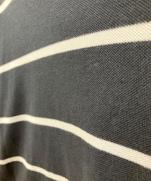 FRED PERRY（フレッドペリー）FRED PERRY (フレッドペリー) BEAMS (ビームス) オーバーサイズボーダーTシャツ ブラック サイズ:XLの古着・服飾アイテム