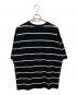 FRED PERRY (フレッドペリー) BEAMS (ビームス) オーバーサイズボーダーTシャツ ブラック サイズ:XL：5000円