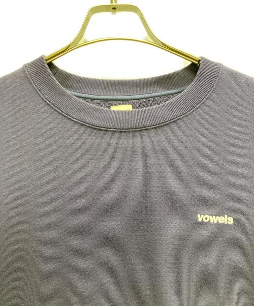 VOWELS（バウルズ）VOWELS (バウルズ) 刺繍スウェット ネイビー サイズ:3の古着・服飾アイテム