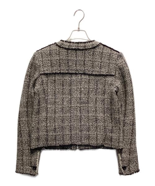 ISABEL MARANT ETOILE（イザベルマランエトワール）ISABEL MARANT ETOILE (イザベルマランエトワール) ノーカラージャケット グレー サイズ:36の古着・服飾アイテム