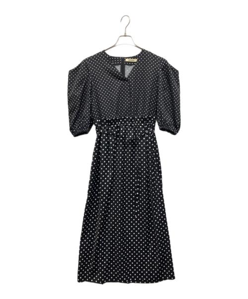 MOGA（モガ）MOGA (モガ) ハイウエスト切り替えワンピース ブラック サイズ:2の古着・服飾アイテム