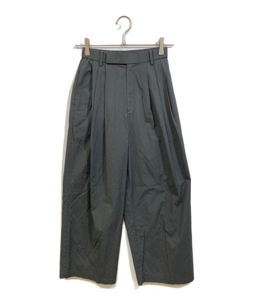 BEAUTY&YOUTH（ビューティーアンドユース）BEAUTY&YOUTH (ビューティーアンドユース) コットンナイロン ワイドタックパンツ グレー サイズ:SIZE XSの古着・服飾アイテム