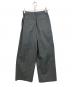 BEAUTY&YOUTH (ビューティーアンドユース) コットンナイロン ワイドタックパンツ グレー サイズ:SIZE XS：5000円